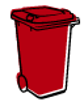 Die Rote Tonne (Abholung per Fahrdienst)